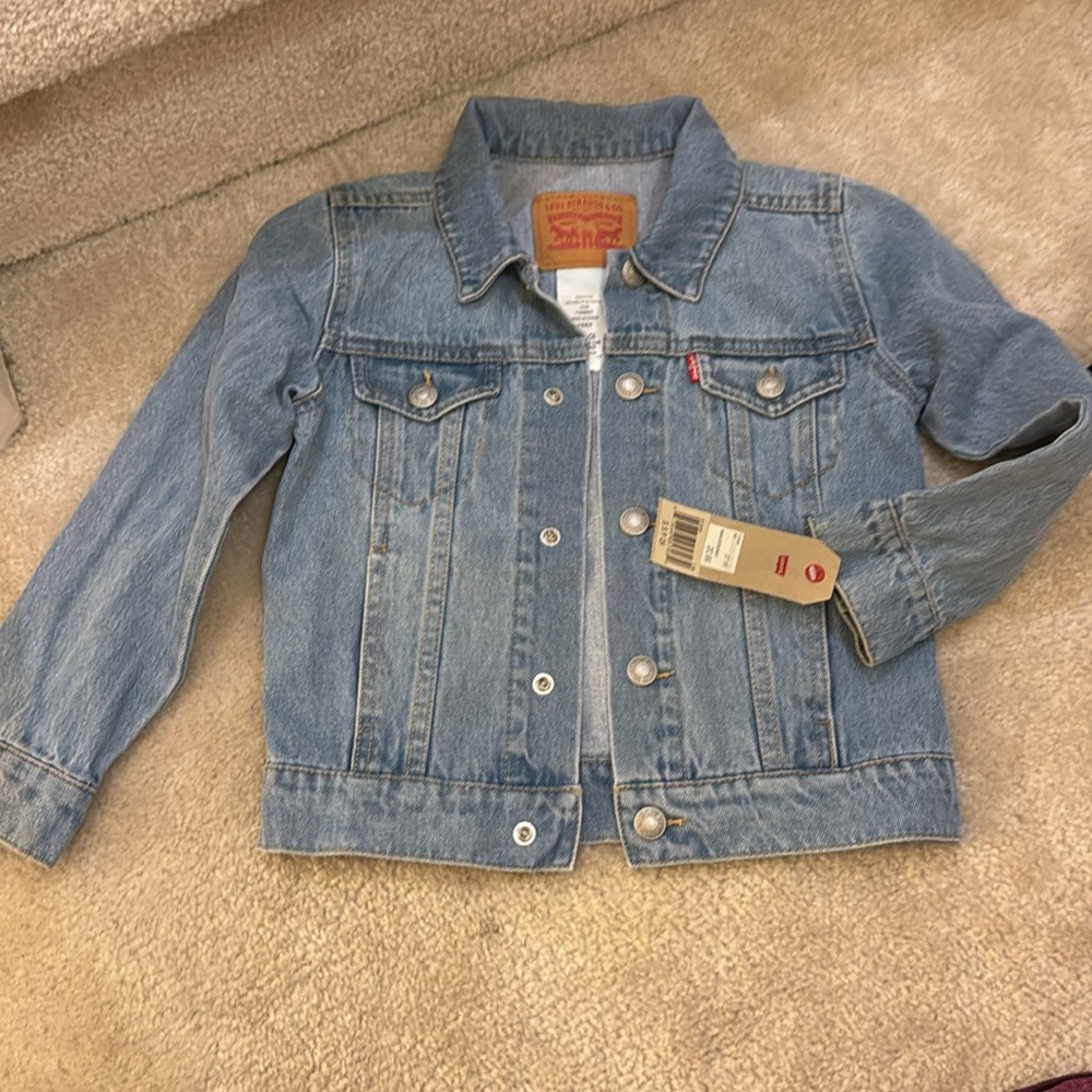 NWT Levi’s Kids Jean Jacket 4-5